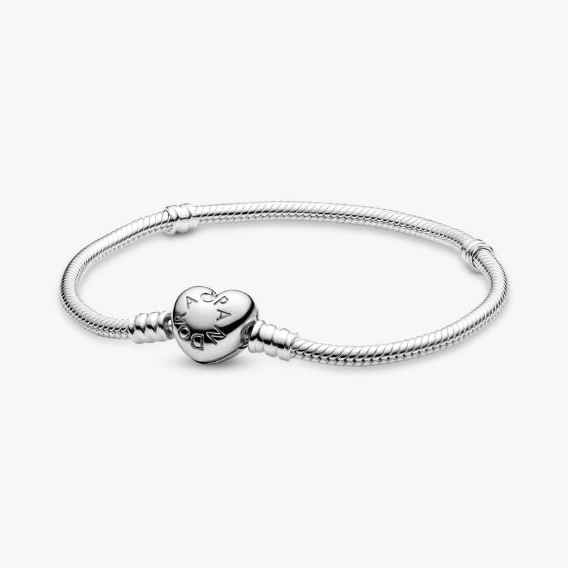 Mother Daughter Splittable Heart Charm and Bracelet Set 2 Quantity