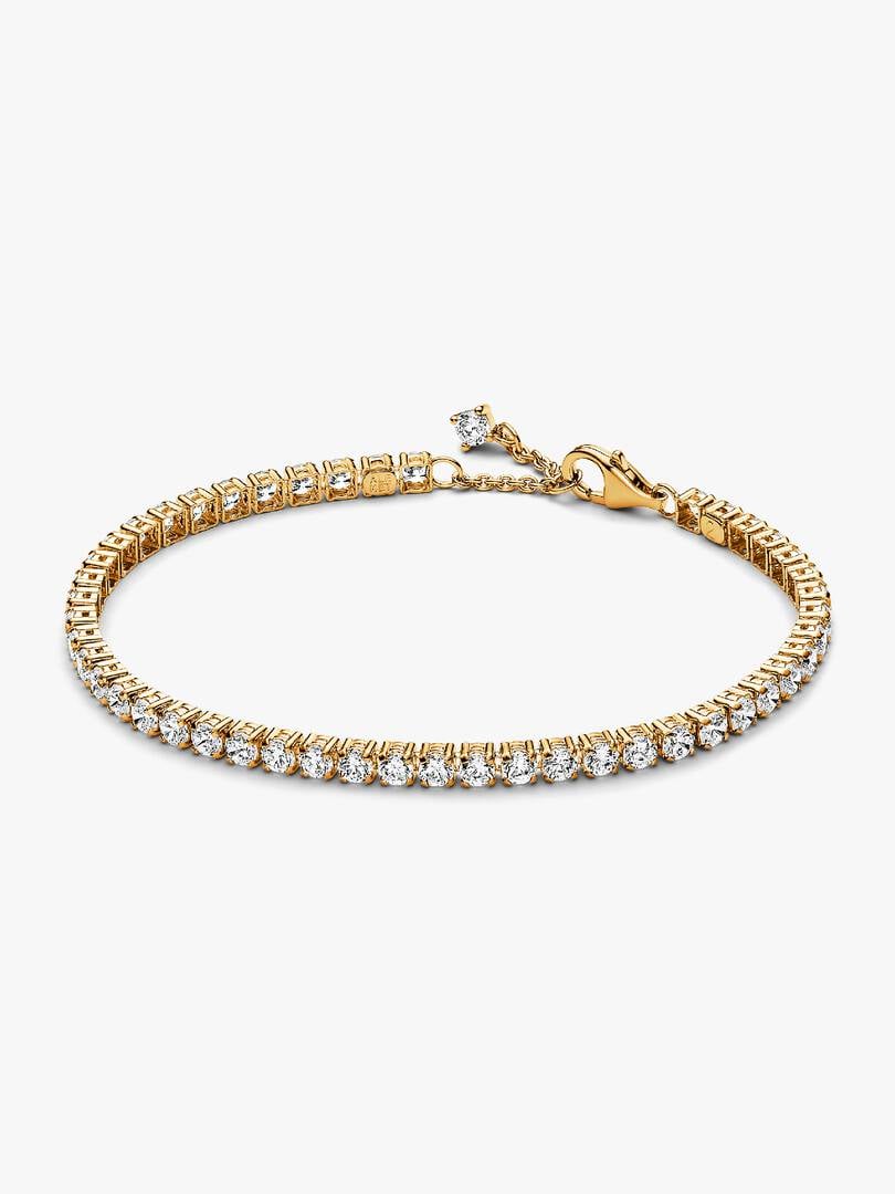 Sparkling Tennis Bracelet 14k gold plating