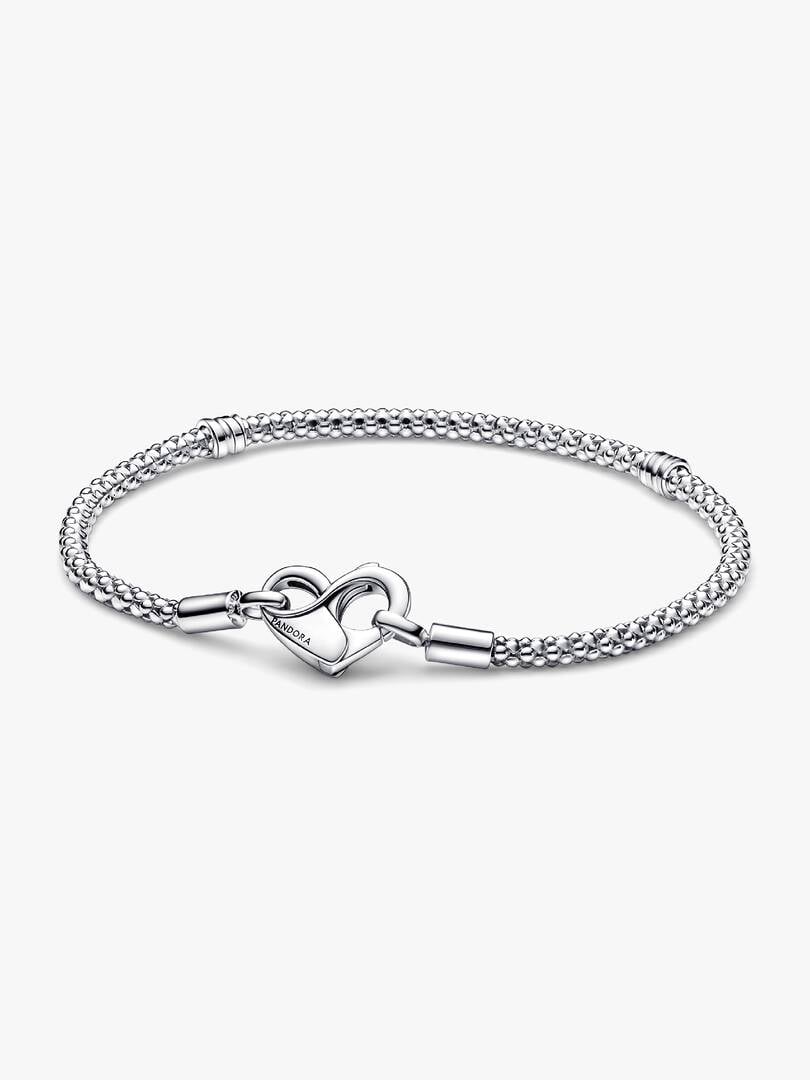Pandora Moments Studded Chain Bracelet Sterling silver