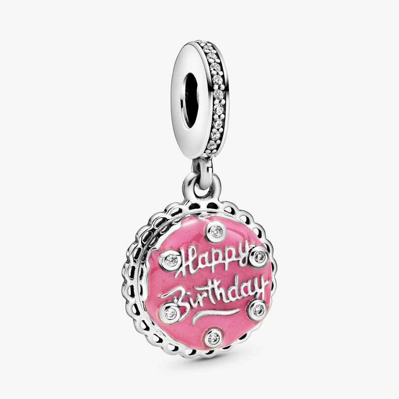 Happy Birthday to You Studded Charm Bracelet Set 2 Quantity
