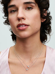 FINAL SALE - Forever & Always Splittable Heart Collier Necklaces Sterling silver