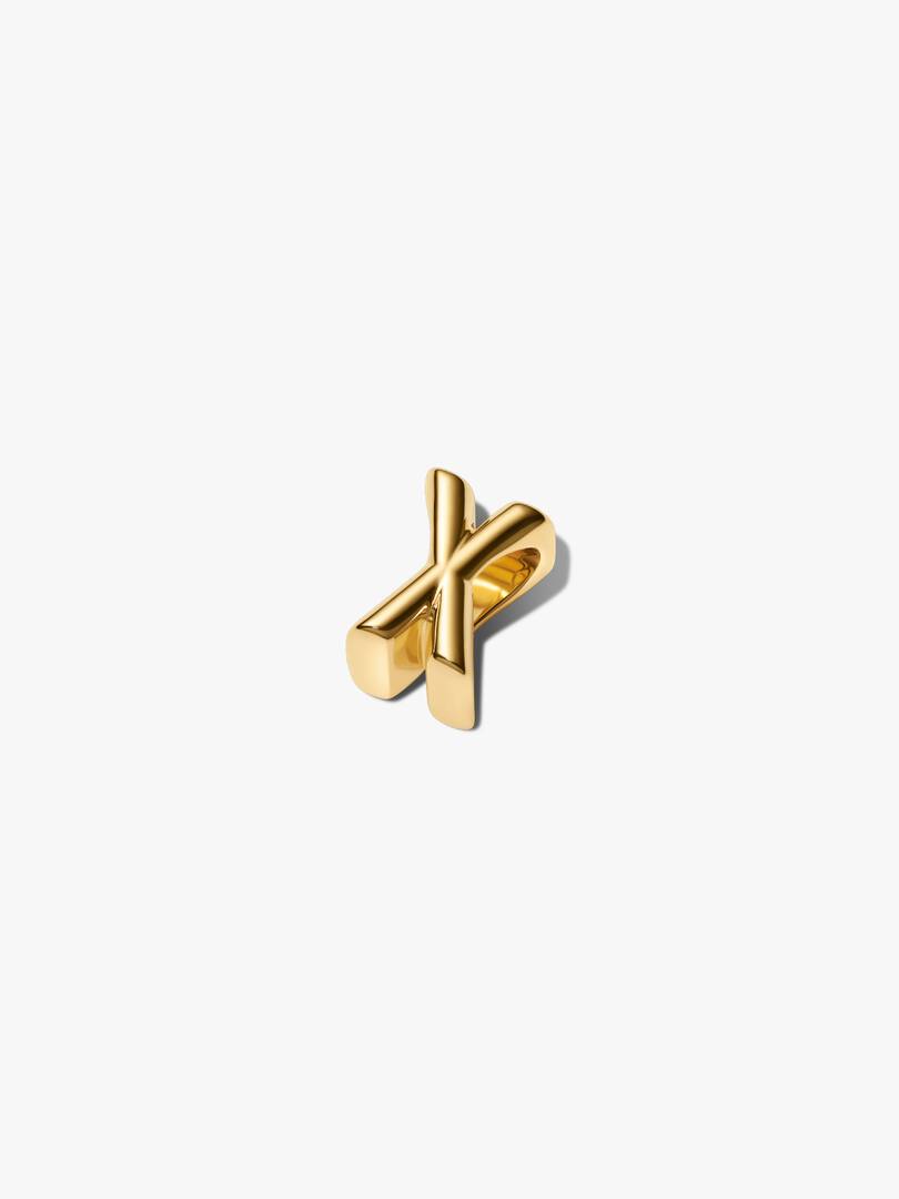 Letter X Alphabet Charm 14k gold plating