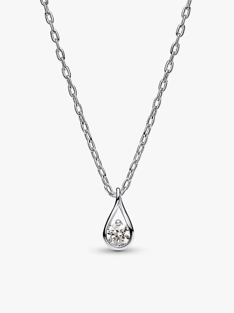 Pandora Infinite Lab-grown Diamond Jewelry Gift Set, Sterling Silver 2 Quantity