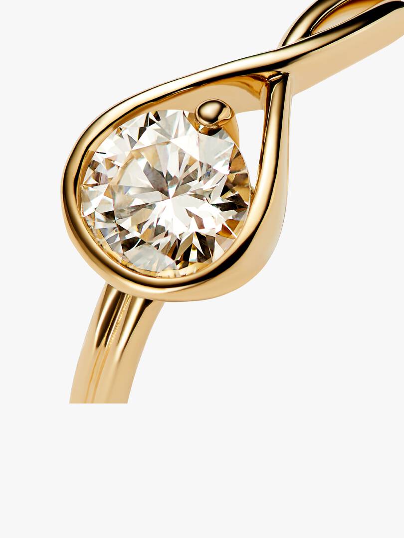 FINAL SALE - Pandora Infinite 14k Gold Lab-grown Diamond Ring 0.75 ct TW, 14k gold