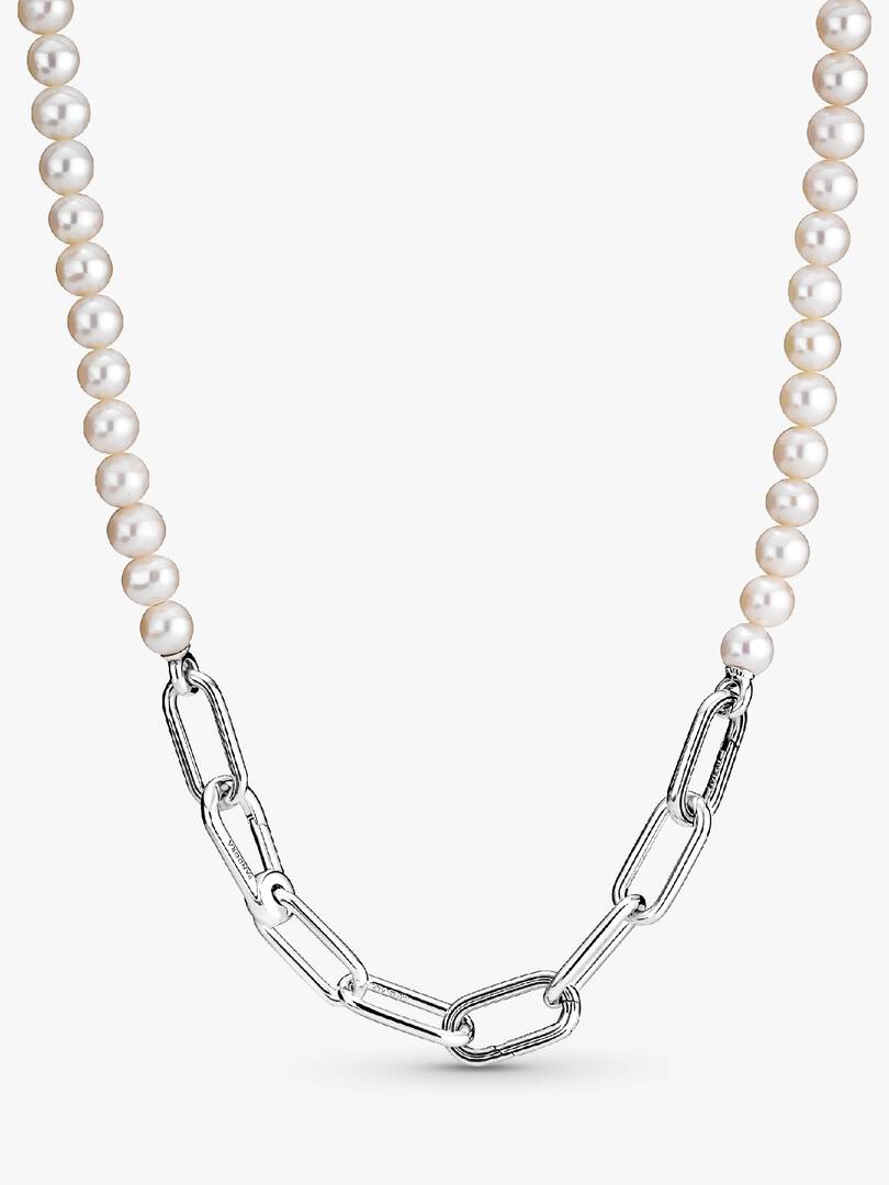 FINAL SALE - Pandora ME Treated Freshwater Cultured Pearl Necklace Sterling silver