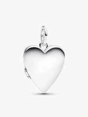Engravable Openable Heart Locket Necklace 2 Quantity