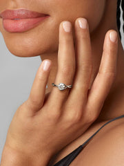 FINAL SALE - Pandora Infinite 14k White Gold Lab-grown Diamond Ring 0.75 ct TW, 14k white gold