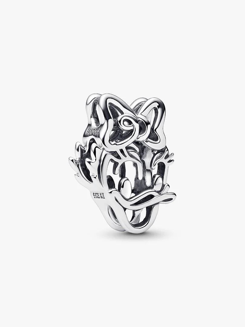 Disney Daisy Duck Openwork Charm Sterling silver