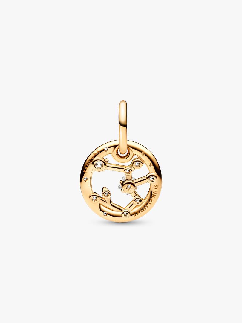 Sagittarius Zodiac Dangle Charm 14k gold plating