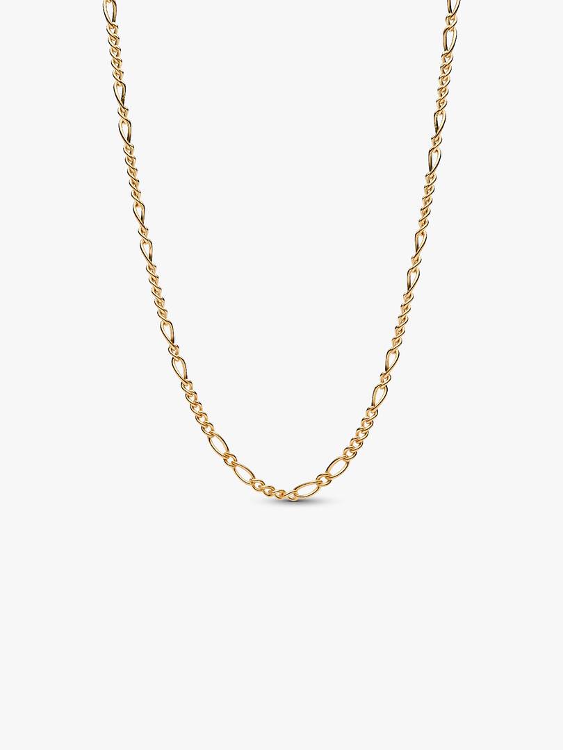 Pandora Era Figaro Chain Necklace 14k gold