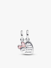 Mother Daughter Dangle Charm Bracelet 2 Quantity