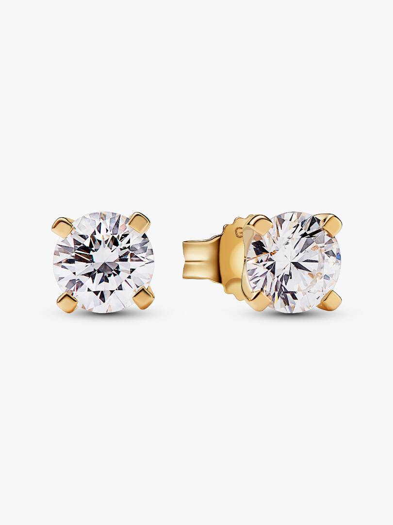Pandora Era 14k Gold Lab-grown Diamond Earrings 1.00 ct TW, 14k gold