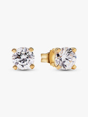 Pandora Era 14k Gold Lab-grown Diamond Earrings 1.00 ct TW, 14k gold