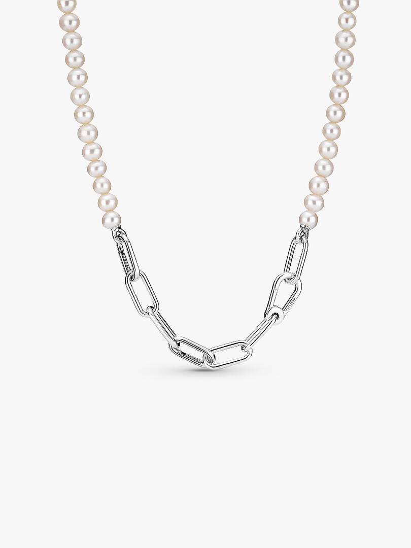 FINAL SALE - Pandora ME Treated Freshwater Cultured Pearl Necklace Sterling silver