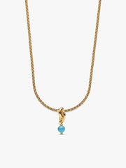 14k Gold Plated December Birthstone Necklace Set 2 Quantity
