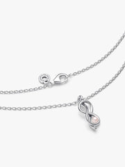 FINAL SALE - Infinity Knot Collier Necklace Sterling silver