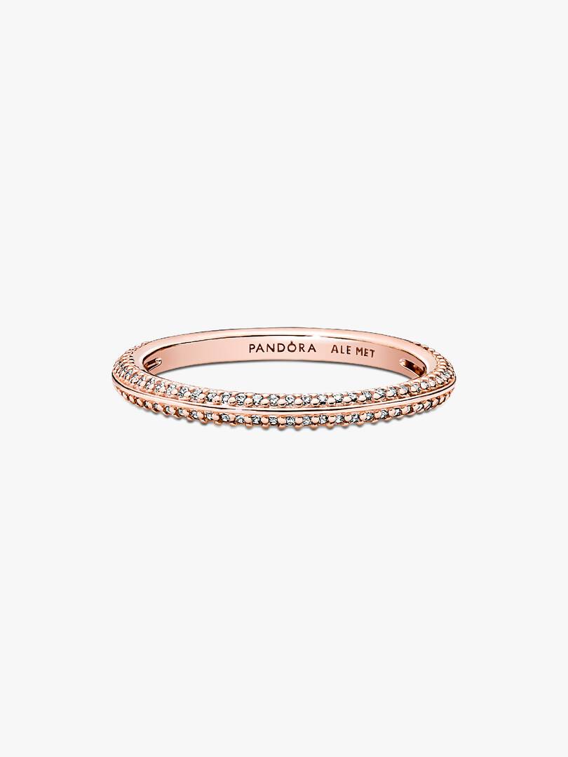 FINAL SALE - Pandora ME Pavé Ring 14k rose gold plating