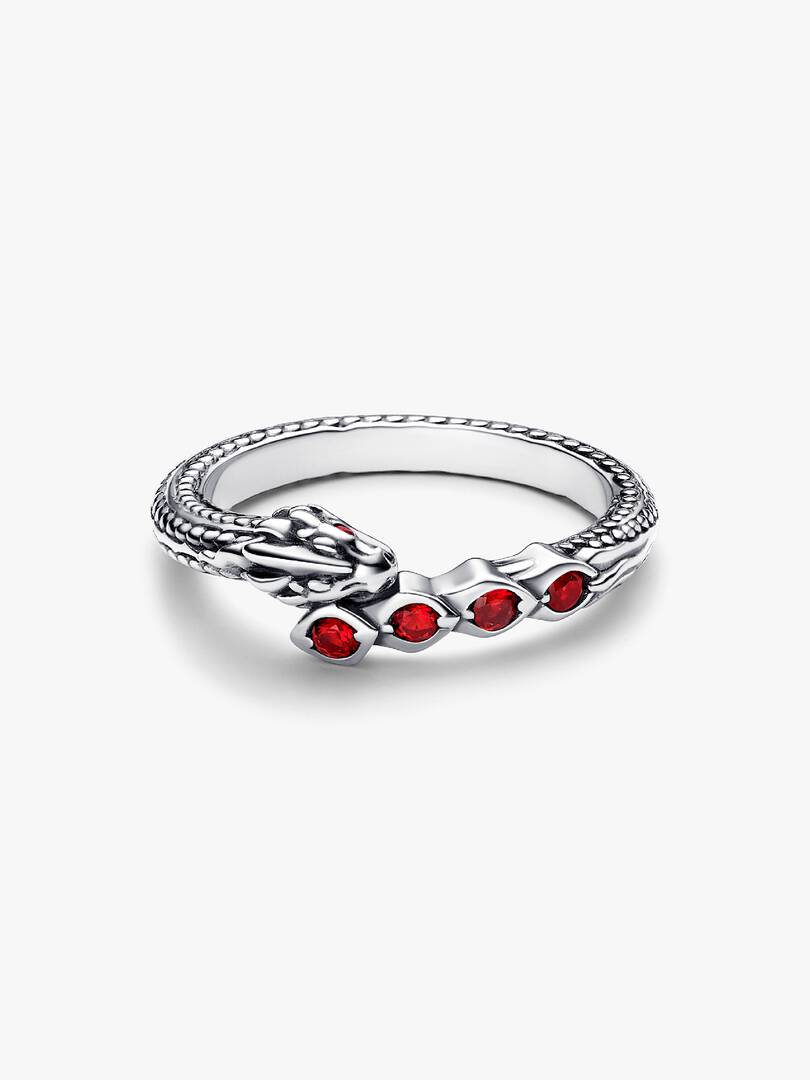 FINAL SALE - Game of Thrones Dragon Sparkling Ring Sterling silver