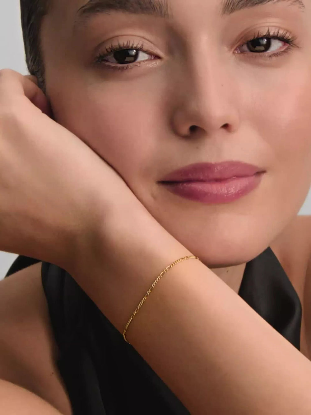 Pandora Era Figaro Chain Bracelet 14k gold