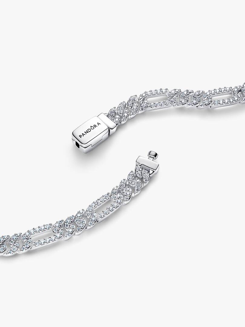 Oval Cuban Chain Bracelet Sterling silver