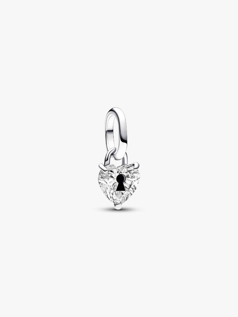Pandora ME Keyhole Heart Mini Dangle Charm Sterling silver