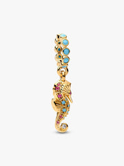 Seahorse Dangle Charm 14k gold plating