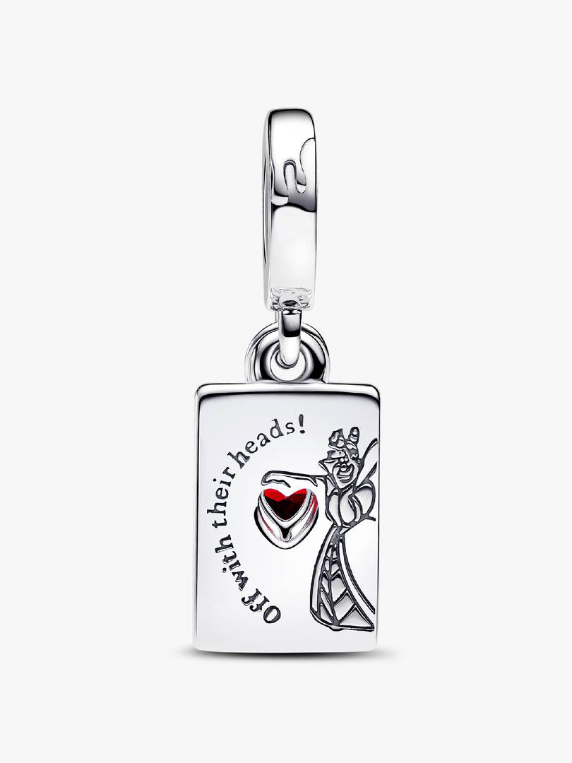 Disney Villains Queen of Hearts Double Dangle Charm Sterling silver