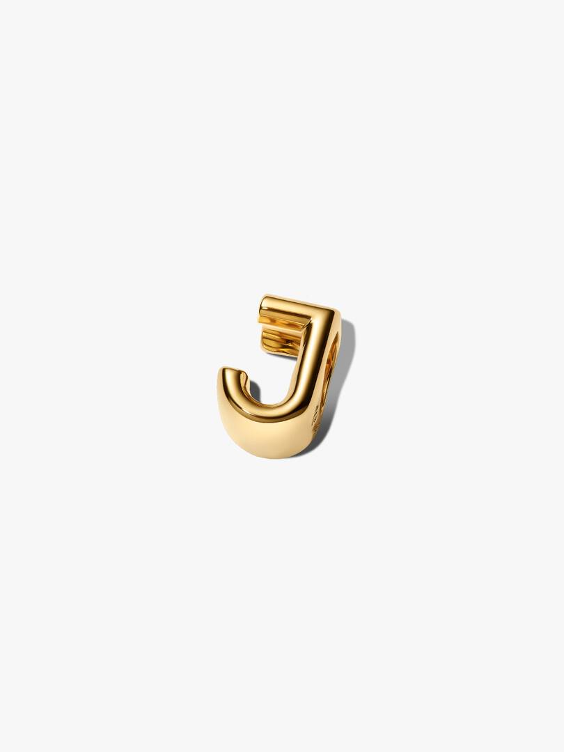 Letter J Alphabet Charm 14k gold plating