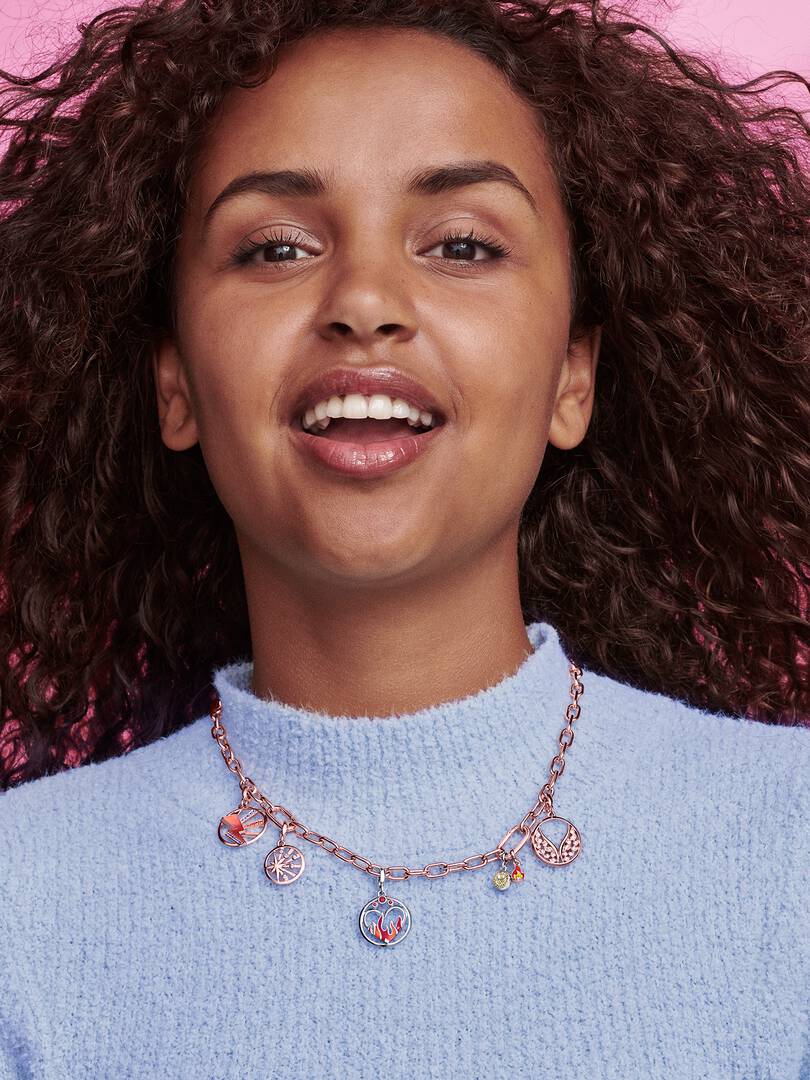 FINAL SALE - Pandora ME Small-Link Chain Necklace 14k rose gold plating