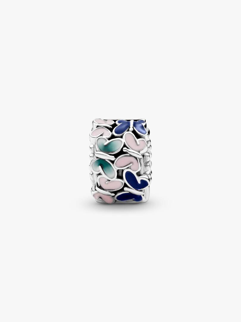 Butterflies Clip Charm Sterling silver