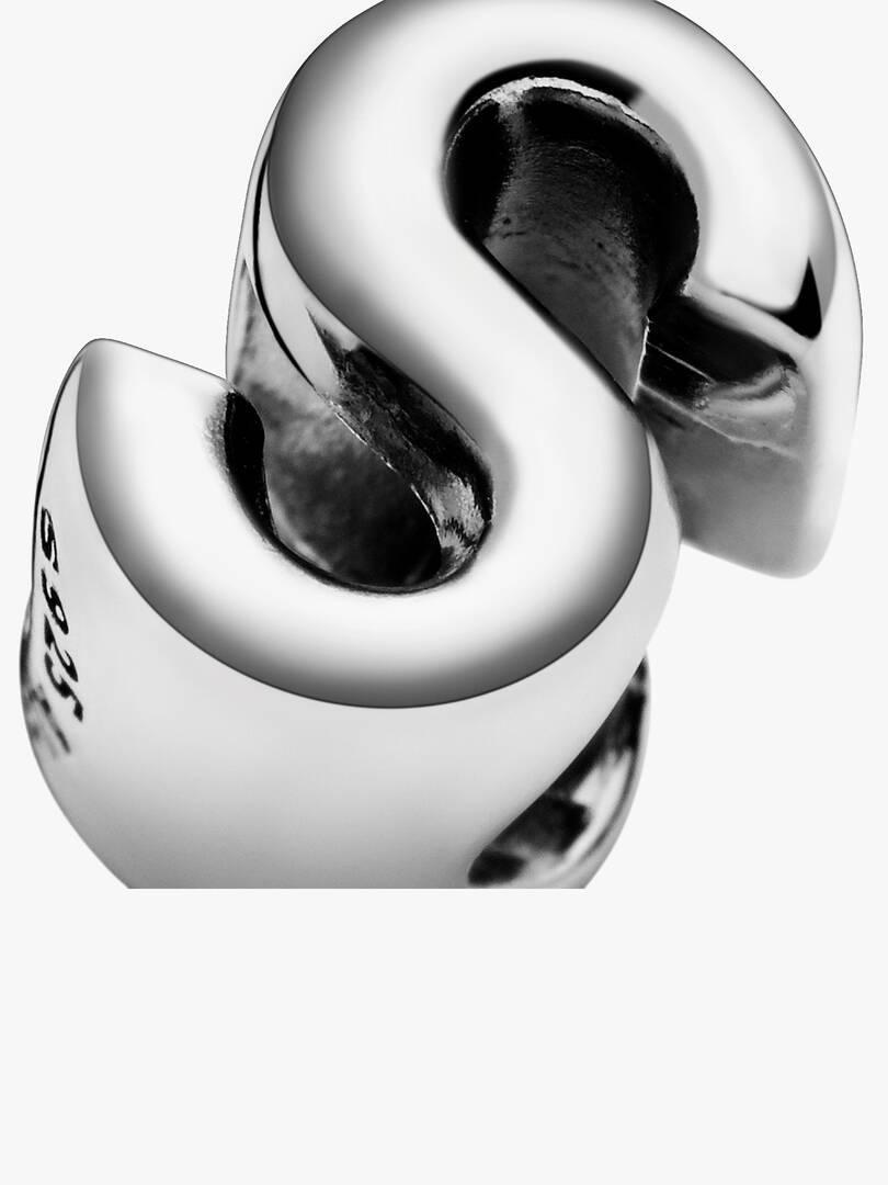 Letter S Alphabet Charm Sterling silver