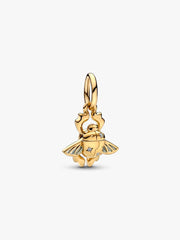 Disney Aladdin Scarab Beetle Dangle Charm 14k gold plating