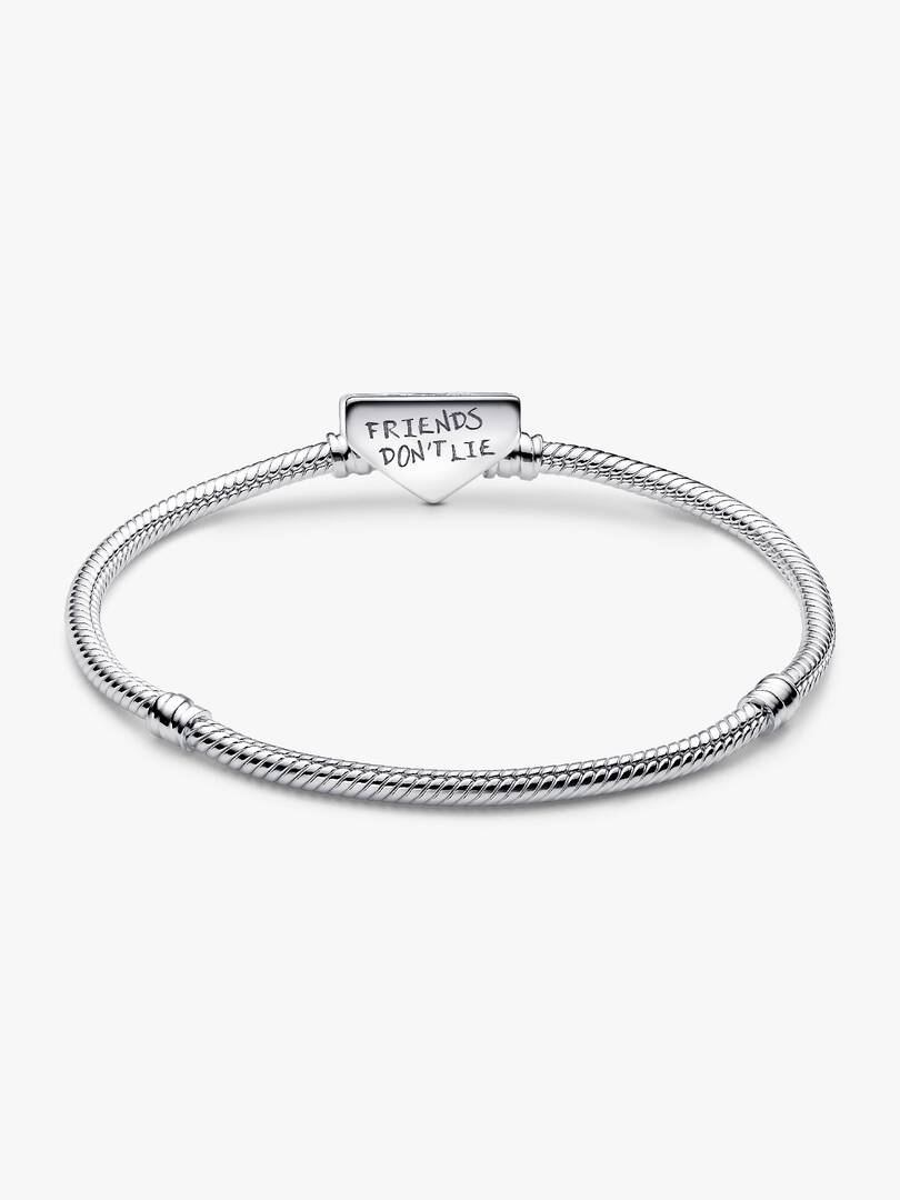 FINAL SALE - Stranger Things Clasp Snake Chain Bracelet Sterling silver