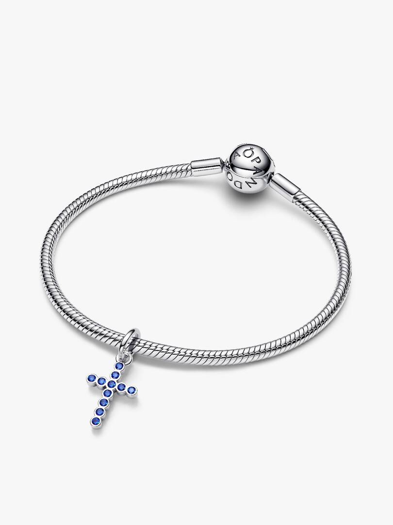 Cross Dangle Charm Sterling silver