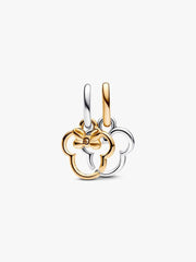 Disney Mickey Mouse & Minnie Mouse Splittable Dangle Charm Sterling silver, 14k gold plating