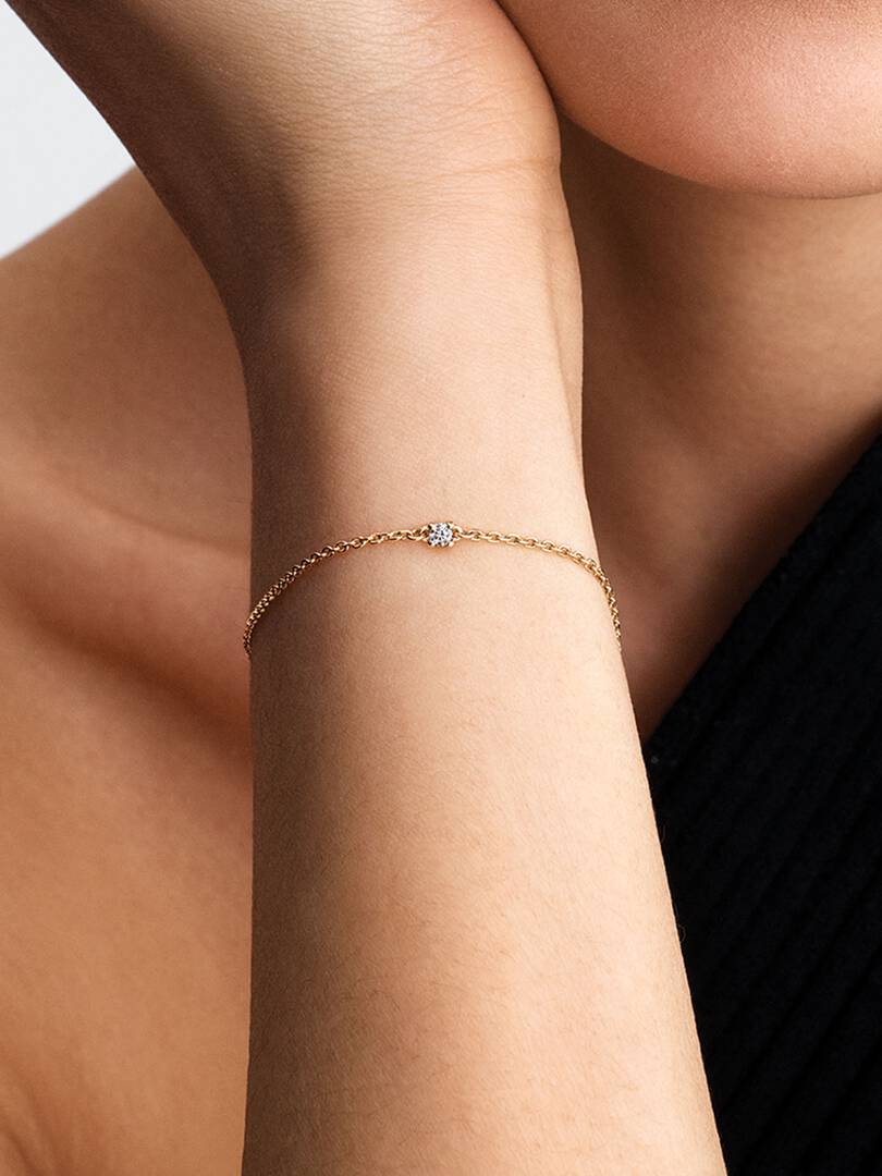 Pandora Era Lab-Grown Diamond Bracelet 0.05 ct TW, 14k gold