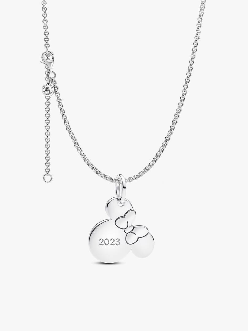 Engravable Minnie Mouse Necklace Set 2 Quantity