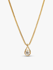 Pandora Infinite Lab-grown Diamond Necklace and Earrings Set 0.75 carat tw 14k Gold 2 Quantity