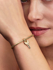 Key Dangle Charm 14k gold plating