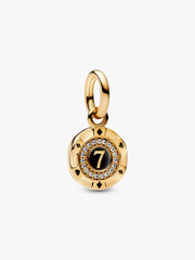 Lucky Chip Dangle Charm 14k gold plating