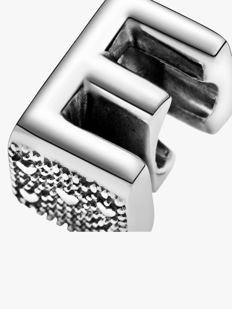 Letter E Alphabet Charm Sterling silver