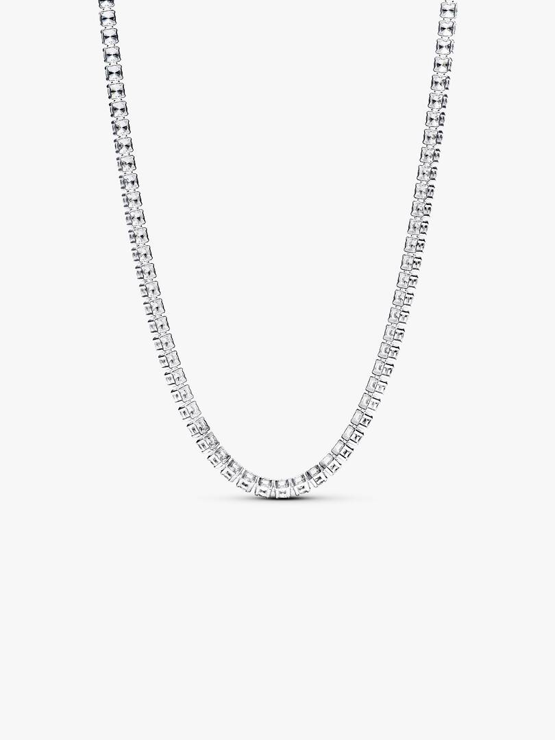 Tennis Choker Necklace Sterling silver
