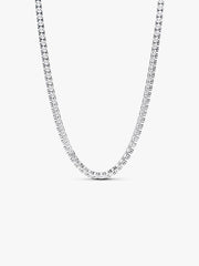 Tennis Choker Necklace Sterling silver