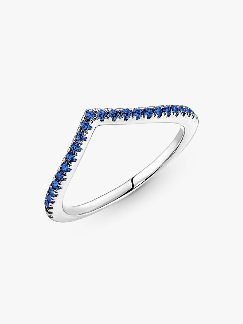 Pandora Timeless Wish Sparkling Blue Ring Sterling silver