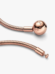 Pandora Moments Snake Chain Necklace 14k rose gold plating