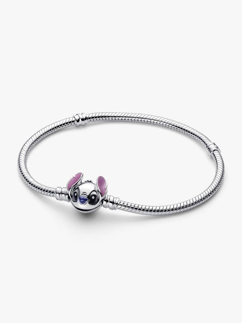 Disney Stitch Snake Chain Bracelet Sterling silver