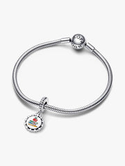 Schoolteacher Engravable Dangle Charm Sterling silver