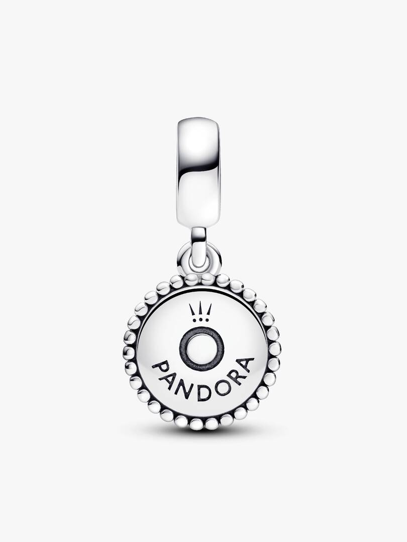Texas State Map Dangle Charm Sterling silver