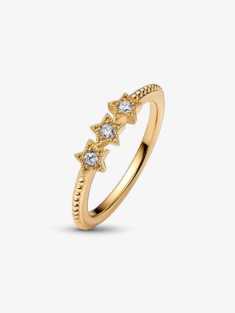 FINAL SALE - Celestial Stars Ring 14k gold plating
