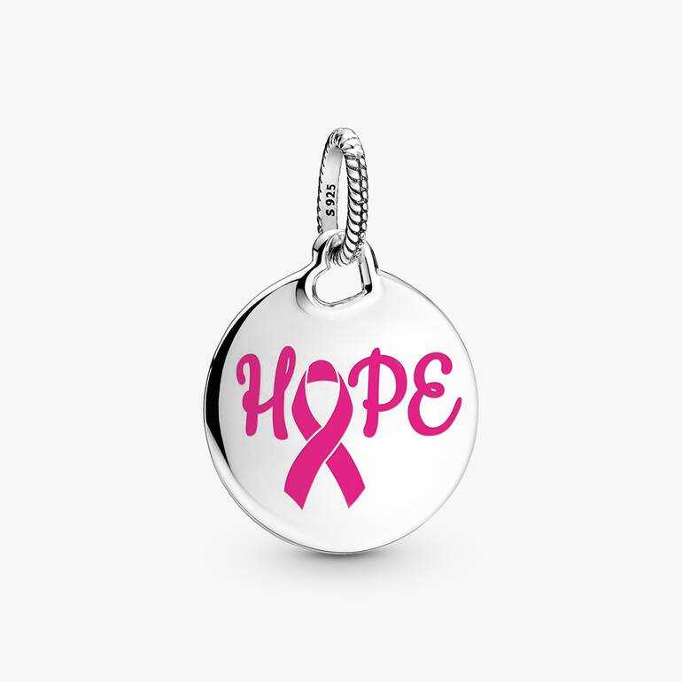 FINAL SALE - Hope Pink Ribbon Pendant